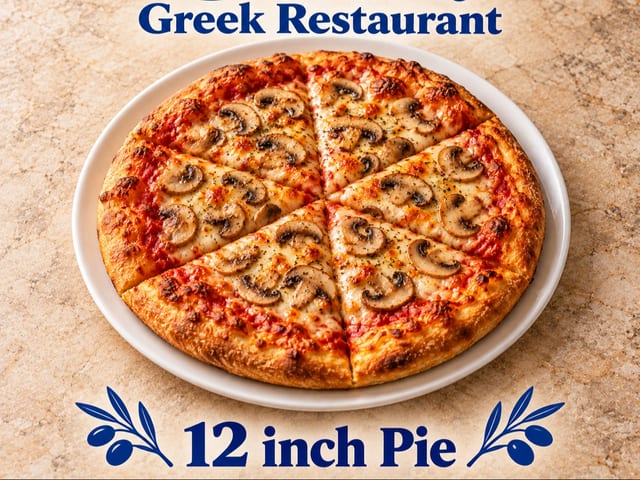 Personal Pizza With Mushrooms (12 Inch).