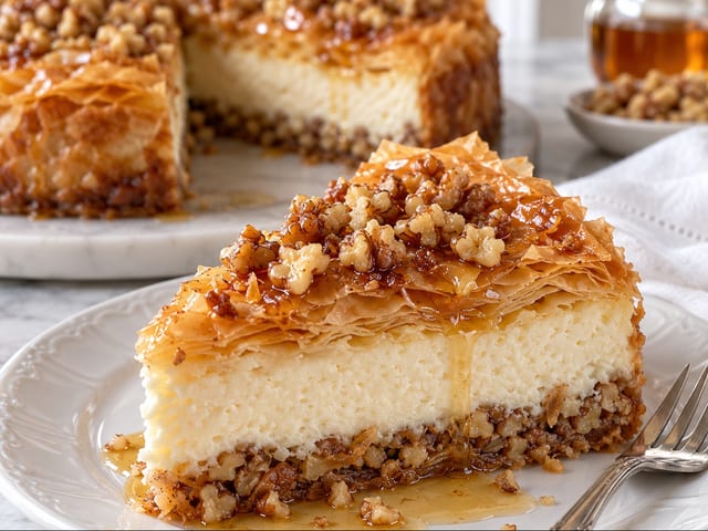 Opa Baklava Cheesecake.