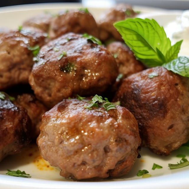 Greek Meatballs -Keftedakia.