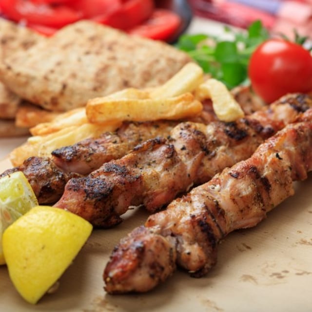 Pork Souvlaki.