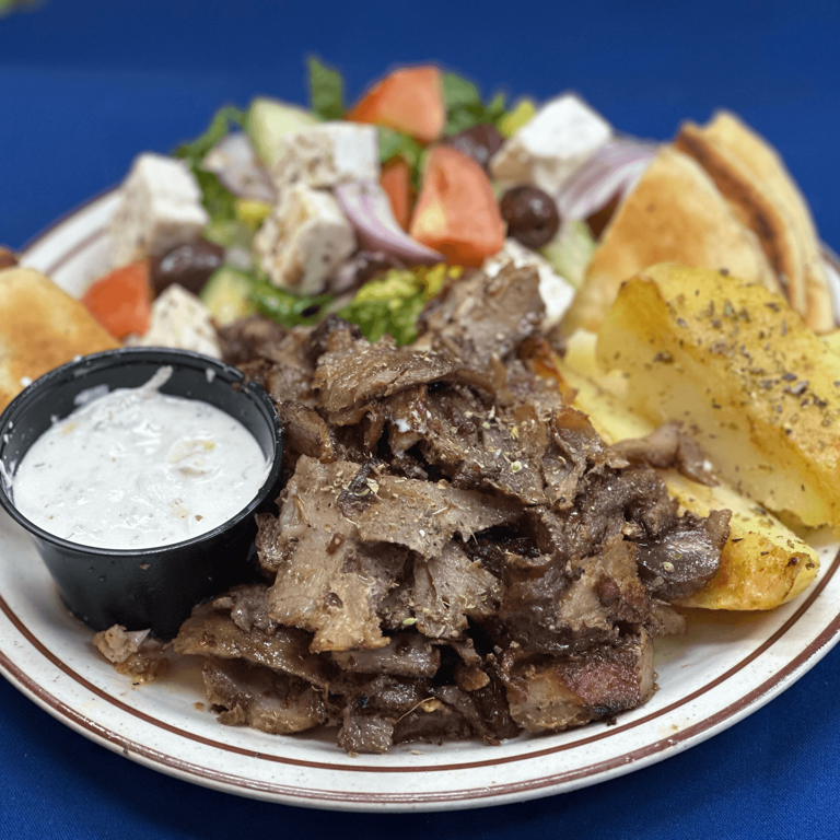 Delicious Gyro Platter Awaits
