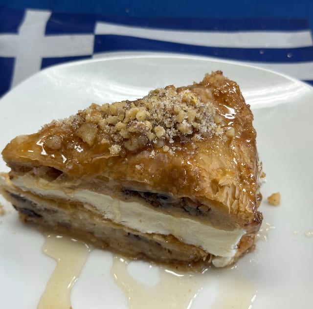 Opa Baklava Cheesecake.