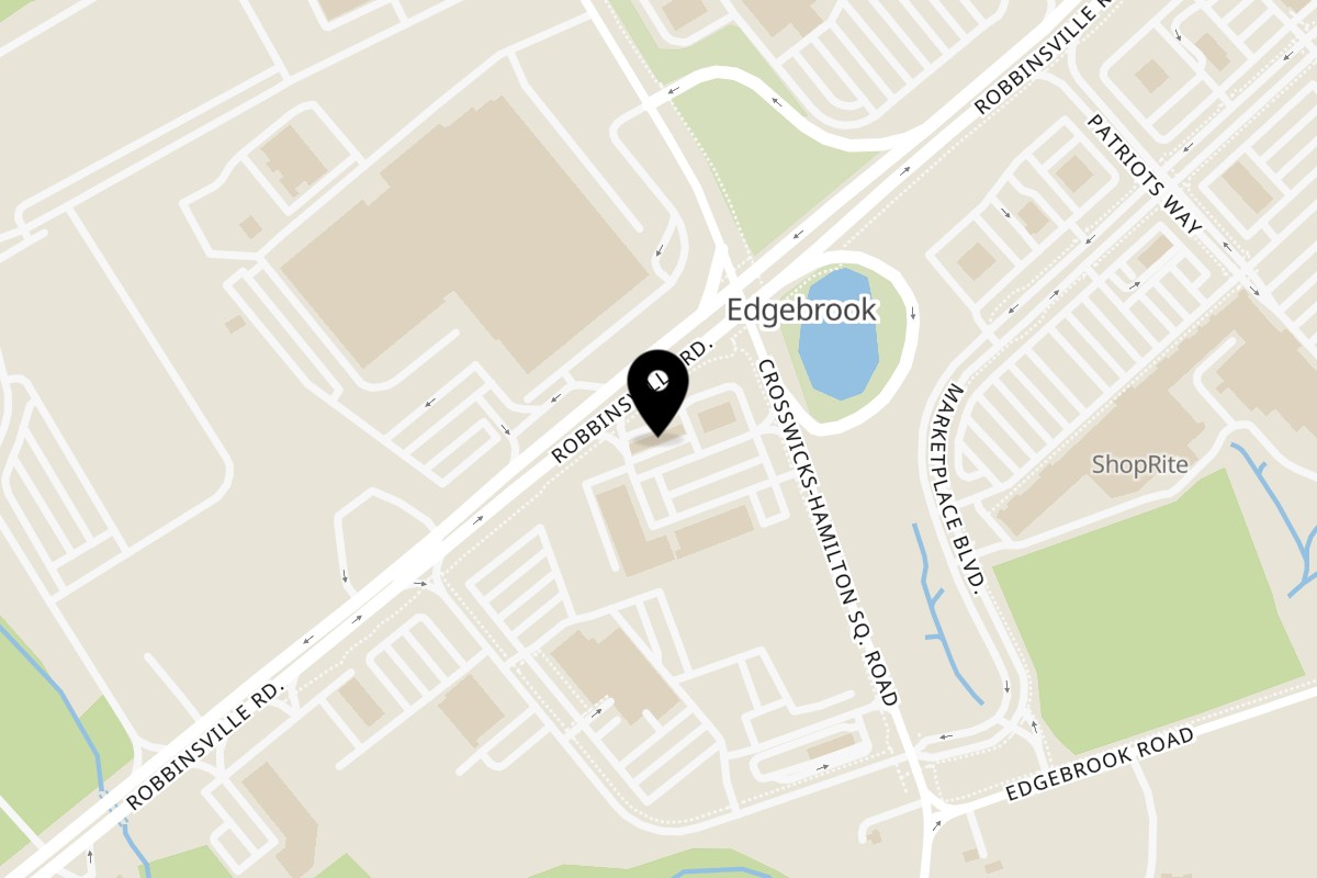 Map showing the location of Opa Greek Restaurant on 3817 Crosswicks Hamilton Square Rd in Hamilton Township